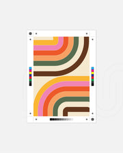 Retro Curve Layers
