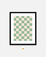 Vintage Sage Check