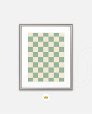 Vintage Sage Check