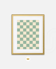 Vintage Sage Check
