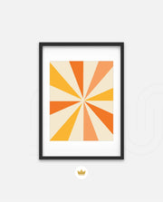 Sunburst Retro Rays