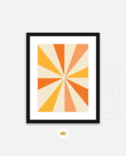 Sunburst Retro Rays
