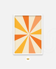 Sunburst Retro Rays