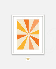 Sunburst Retro Rays