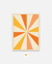Sunburst Retro Rays