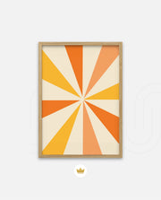 Sunburst Retro Rays