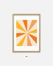 Sunburst Retro Rays