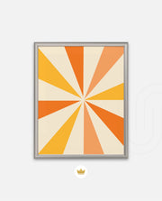 Sunburst Retro Rays