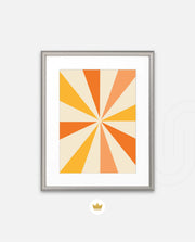 Sunburst Retro Rays