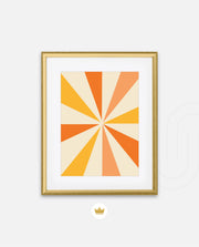 Sunburst Retro Rays