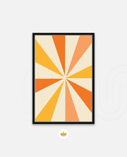 Sunburst Retro Rays