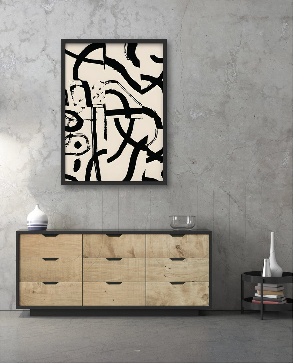 Ink Motion Grid – Mova Decor