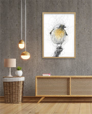 Golden Scribble Bird