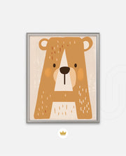 Bear Letter A