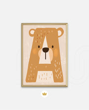Bear Letter A