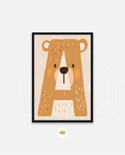 Bear Letter A