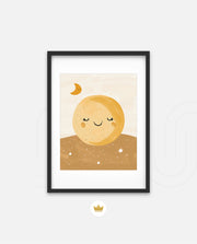 Golden Sleepy Moon