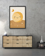Golden Sleepy Moon