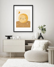 Golden Sleepy Moon