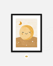 Golden Sleepy Moon
