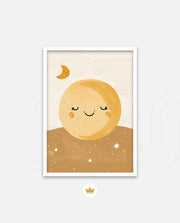 Golden Sleepy Moon