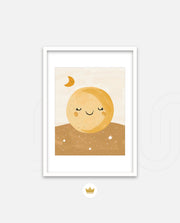 Golden Sleepy Moon