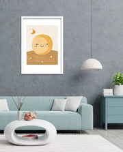 Golden Sleepy Moon
