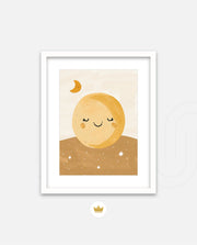 Golden Sleepy Moon