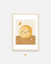 Golden Sleepy Moon