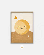 Golden Sleepy Moon