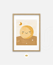 Golden Sleepy Moon