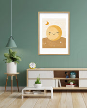 Golden Sleepy Moon