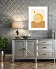 Golden Sleepy Moon