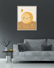 Golden Sleepy Moon