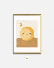 Golden Sleepy Moon