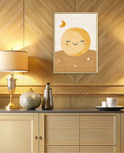 Golden Sleepy Moon