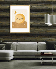 Golden Sleepy Moon