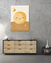 Golden Sleepy Moon