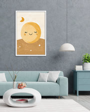 Golden Sleepy Moon