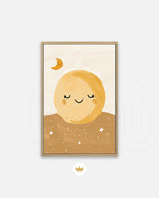 Golden Sleepy Moon