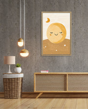 Golden Sleepy Moon