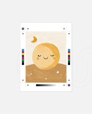 Golden Sleepy Moon