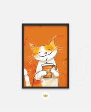 Coffee Cat Smile
