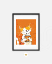 Coffee Cat Smile