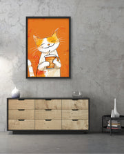 Coffee Cat Smile