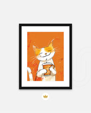 Coffee Cat Smile