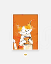 Coffee Cat Smile