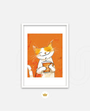 Coffee Cat Smile