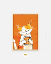 Coffee Cat Smile