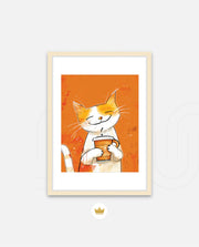 Coffee Cat Smile
